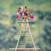 Tropische Mexicaanse Fiesta Signature Cocktails Acryl Bord (Neutraal)