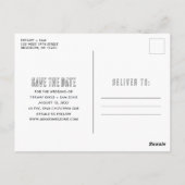 Tropische Mexico Destination Wedding Save the Date Briefkaart (Achterkant)