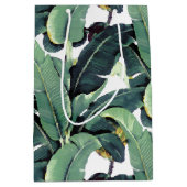 Tropische middelmatige tas van banaan met bladeren medium cadeauzakje (Voorkant)