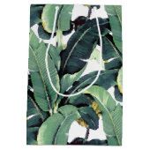 Tropische middelmatige tas van banaan met bladeren medium cadeauzakje (Achterkant)