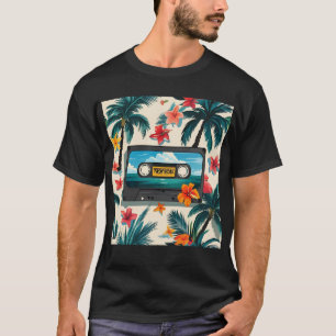 Tropische Mixtape - Floral Cassette T-shirt