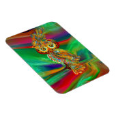 Tropische Mode Queen Uil Magnet Magneet (Rechterzijde)