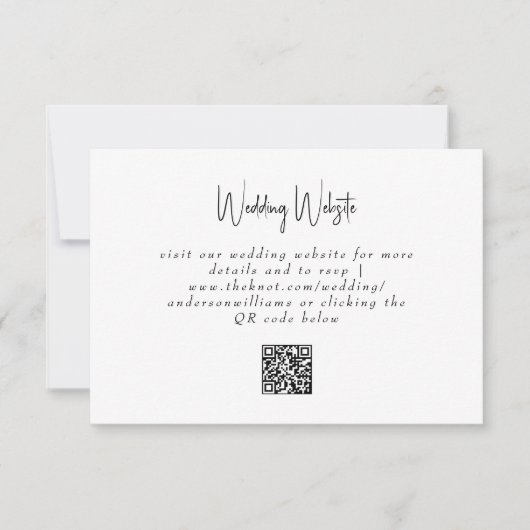 Tropische Moderne Eenvoudige Huwelijk QR Code Behu (Voorkant)