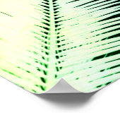 tropische , moderne , gewaagde palmbladkunst poster (Hoek)