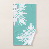 tropische moderne hedendaagse hawaiitische waterke bad handdoek (Handdoek)