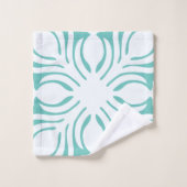 tropische moderne hedendaagse hawaiitische waterke bad handdoek (Wasdoekje)