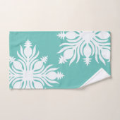 tropische moderne hedendaagse hawaiitische waterke bad handdoek (Handdoek)