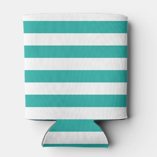 Tropische moderne palmbomen voor weddenschap blikjeskoeler (Achterkant)