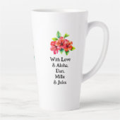 Tropische moeder met hibiscus latte mok (Rechts)