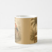 Tropische Mok –  Parrot & Wicker Stoel (Center)