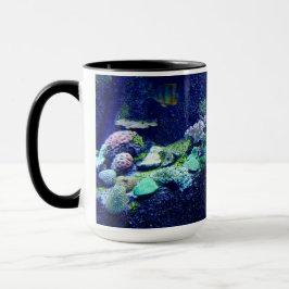 Tropische Mok vis en kleurrijk koraalrif voor vade