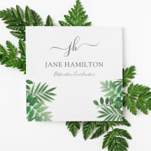 Tropische monogram Business Event