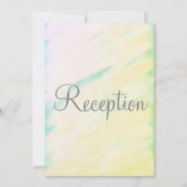 Tropische monogram uitnodigingen voor huwelijksrec (Voorkant)