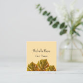 Tropische Monster Palm verlaat evenementenplanner Vierkante Visitekaartje (Staand voorkant)