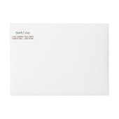 Tropische Monstera Beach bruiloft (Voorkant)