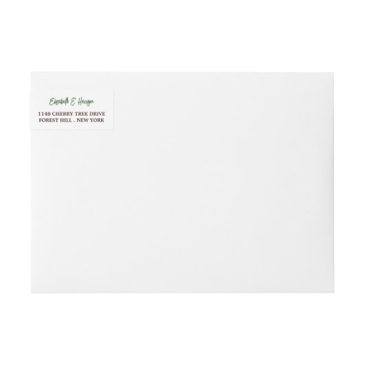 Tropische Monstera Beach bruiloft (Voorkant)