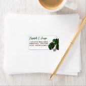 Tropische Monstera Beach bruiloft Etiket (Insitu)