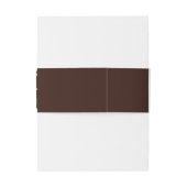 Tropische Monstera Beach bruiloft Uitnodigingen Wikkel (Achterkant Voorbeeld)