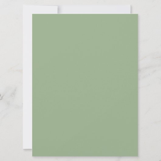 Tropische Monstera blad bruiloft uitnodigingen (Achterkant)