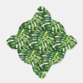 Tropische monstera bladeren - bedankdoosjes (Uitgevouwen)