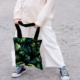 Tropische Monstera Botanische Groene Jungle Tote Bag