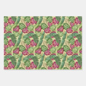 Tropische monstera en palmbladeren inpakpapier vel (Voorkant 3)