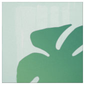 Tropische monstera Green Leaf Pattern Fabric Stof (Swatch)