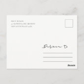 Tropische monstera groene bladfauna sparen de datu briefkaart (Achterkant)