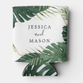 Tropische Monstera-huwelijkscadeau Kan Koeler (Voorkant)