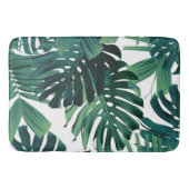 Tropische Monstera Jungle Bladeren 1 Badmat (Voorkant)