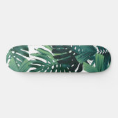 Tropische Monstera Jungle Bladeren 1 Persoonlijk Skateboard (Horizontaal)