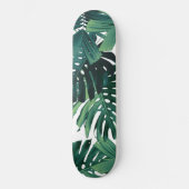Tropische Monstera Jungle Bladeren 1 Persoonlijk Skateboard (Voorkant)