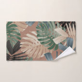 Tropische Monstera Jungle Bladeren 2 Bad Handdoek (Handdoek)