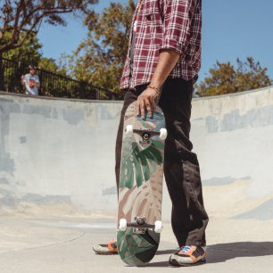 Tropische Monstera Jungle Bladeren 2 Persoonlijk Skateboard