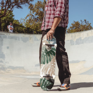 Tropische Monstera Jungle Bladeren 3 Persoonlijk Skateboard