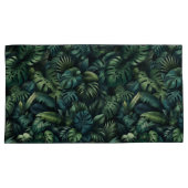 Tropische Monstera Jungle Botanische Groene Kussen Kussensloop (Voorkant-Rechts)