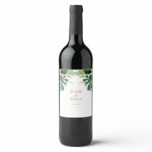 Tropische Monstera laat groen & gouden sierlijsten