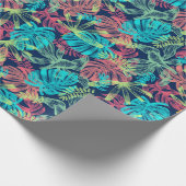 Tropische Monstera Laubblätter Cadeaupapier (Hoek)