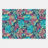 Tropische Monstera Laubblätter Inpakpapier Vel (Voorkant)