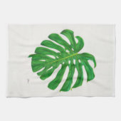 Tropische monstera Leaf Kitchen Towelen Theedoek (Horizontaal)