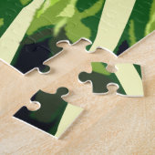 Tropische Monstera Leaf Puzzel Legpuzzel (Zijkant)