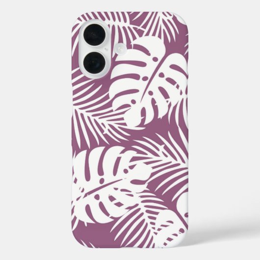 Tropische Monstera Leaf Telefoonhoes Case-Mate iPhone Case (Achterkant)