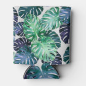 Tropische monstera Leaves Blikjeskoeler (Voorkant)