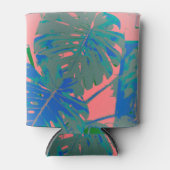 Tropische monstera Leaves Blikjeskoeler (Voorkant)