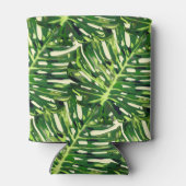 Tropische monstera Leaves Blikjeskoeler (Achterkant)