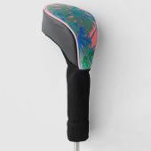 Tropische monstera Leaves Golfheadcover (Schuin)