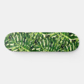 Tropische Monstera Leaves - Green Travel Persoonlijk Skateboard (Horizontaal)