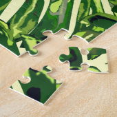 Tropische Monstera Leaves - Griekenland Legpuzzel (Zijkant)