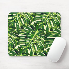 Tropische Monstera Leaves - Holiday Muismat