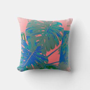Tropische monstera Leaves Kussen
